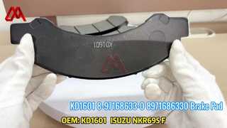 KD1601 8-97168633-0 8971686330 Тормозная колодка для ISUZU