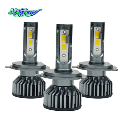 Masters F2 75W 7500 Lumens 3000K Yellow 9004 9007 H4 H13 LED Headlights Bulbs