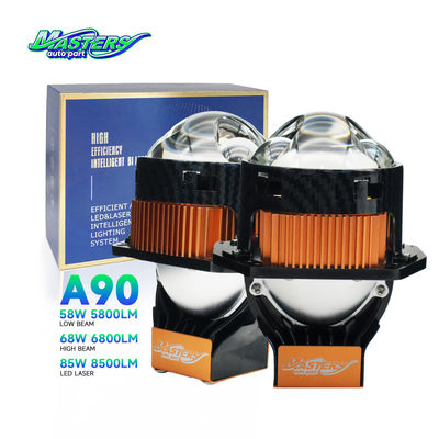 Мастерс А90 Ленза LED Лазер/Hi/Lo Beam 85W 8500 Люмен 3 дюйма Двойной лазерный проектор