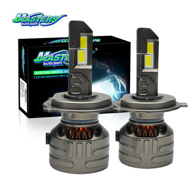 Мастера KV50 160W 16000 Люмен 6500K Холодный белый H4 H7 9005 Светодиодные лампочки