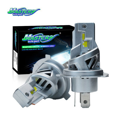 Мастерс V04 64W 7000LM 6000K H4 4060 Чипы Высшая авиация Алюминиевый светодиодный фары